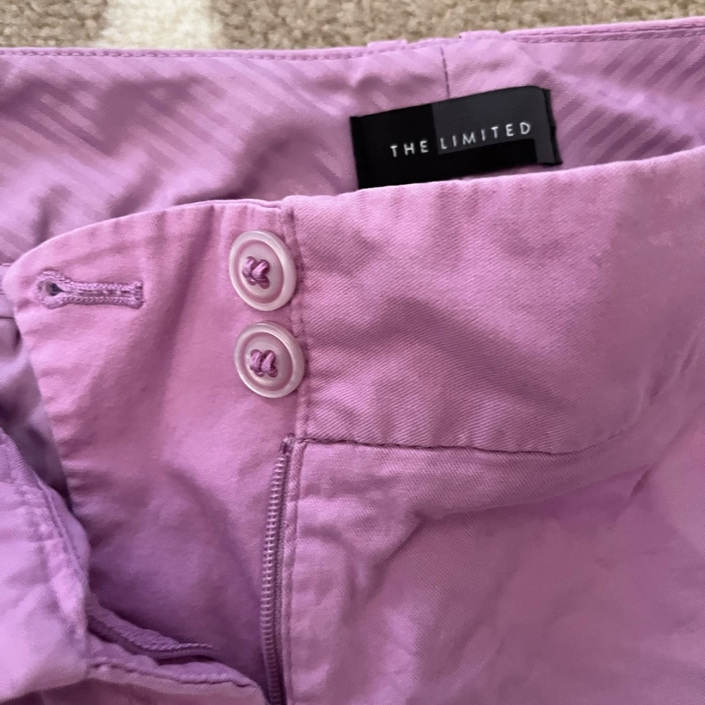 Lilac shorts size 8